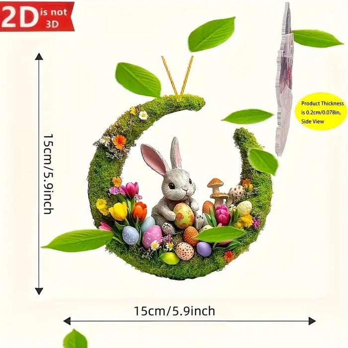 Boho Bunny Easter Hanging Decor