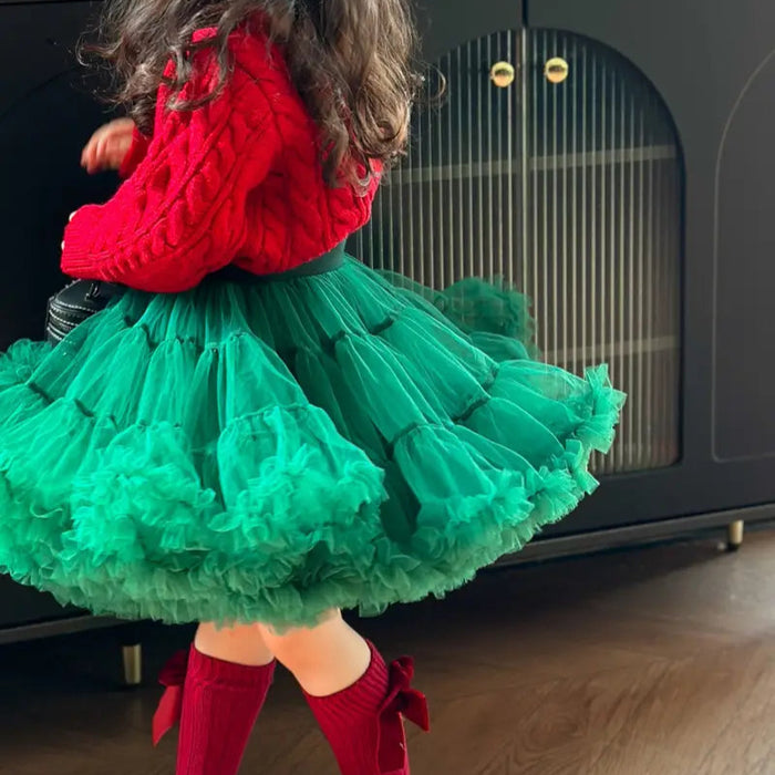 Green Baroque Princess Tutu Skirt