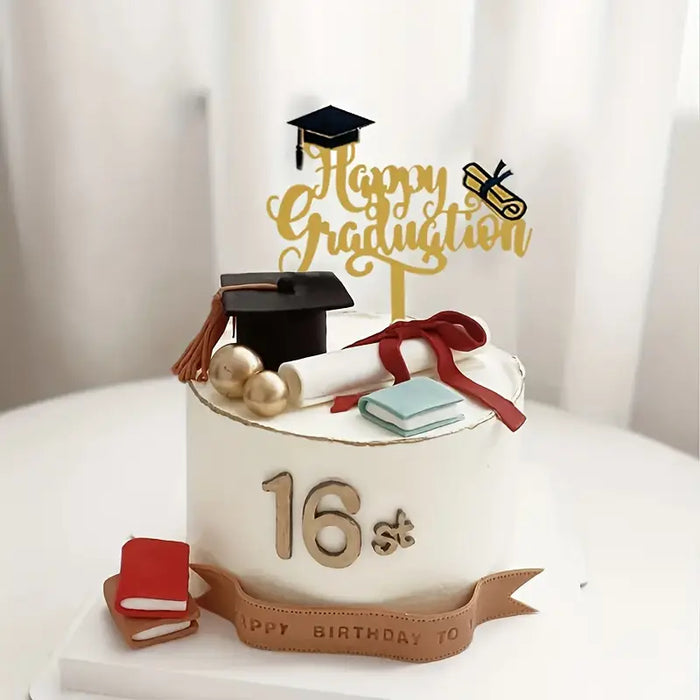 Graduation Acrylic Cake Topper