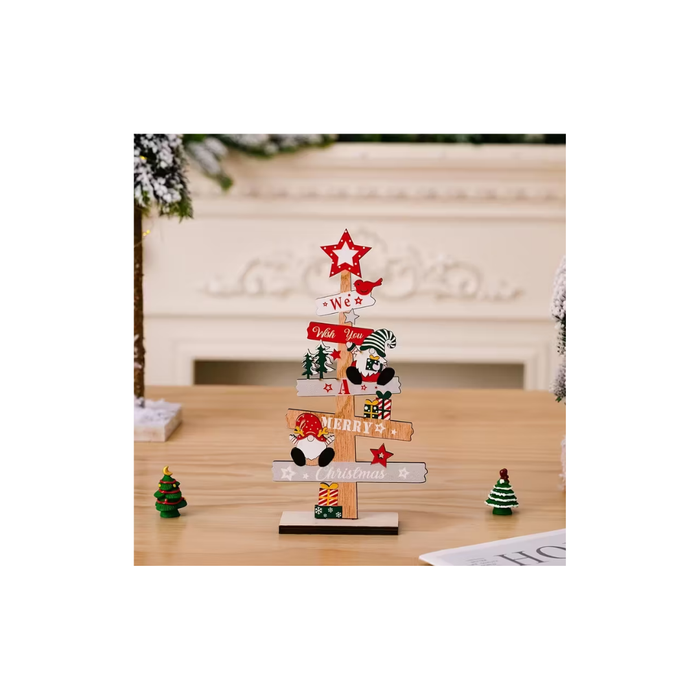 Wooden Holiday Ornament  -Christmas
