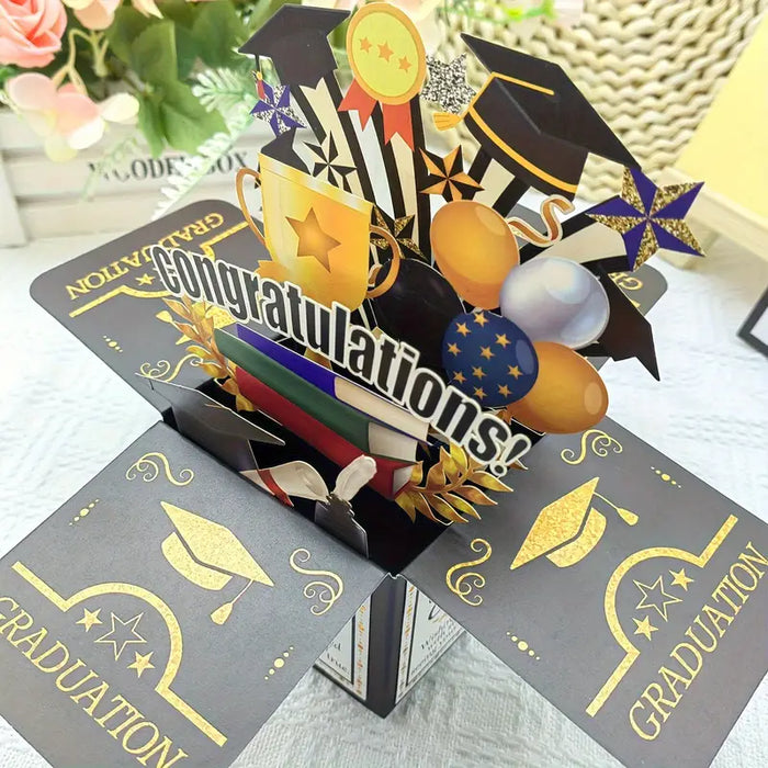 Happy Graduation 3D Pop Up Card
