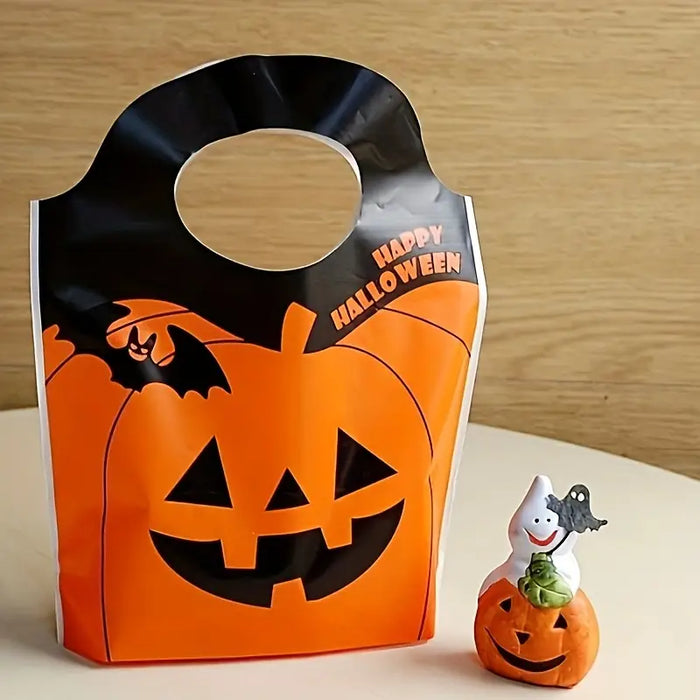 Halloween Jack-O'-Lantern Treat Bags - 25pcs Set