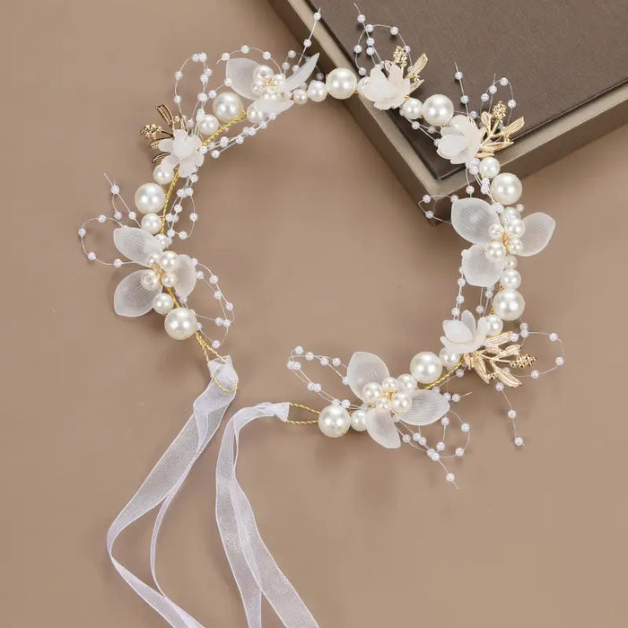Royal Blossom Floral Crown Headband