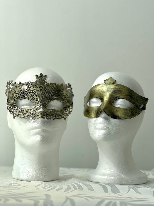 Masquerade Ball Couple Masks Set of 2