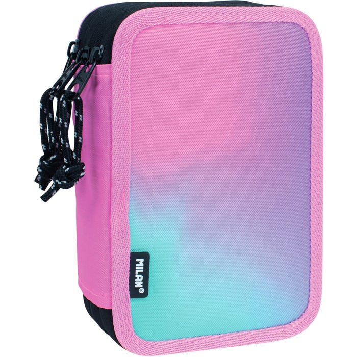 Triple Decker Pencil Case Sunset Series - Pink