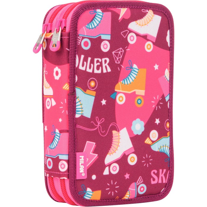 Double Decker Pencil Case Roller Special Series - Pink