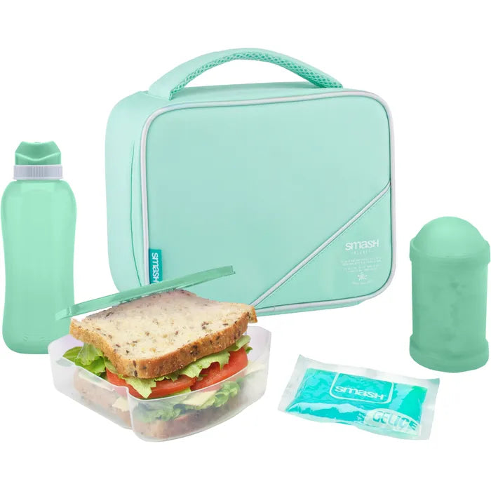 Lunch Bag 5 Pcs Set - Mint