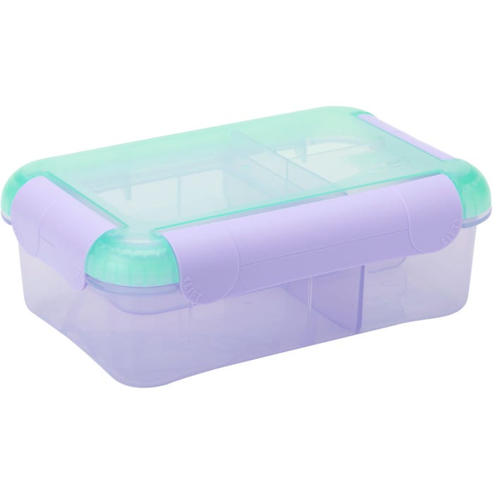 Bento Purple/Green Lunch Box 1600ml