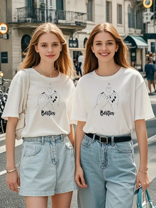 "Besties" Matching Duo T-Shirts