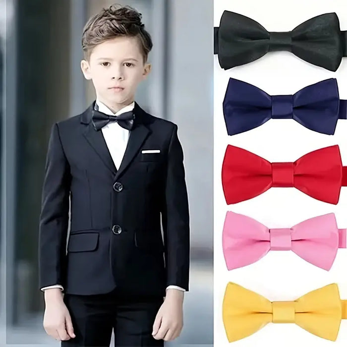 Classic Black Bow Tie for Boys