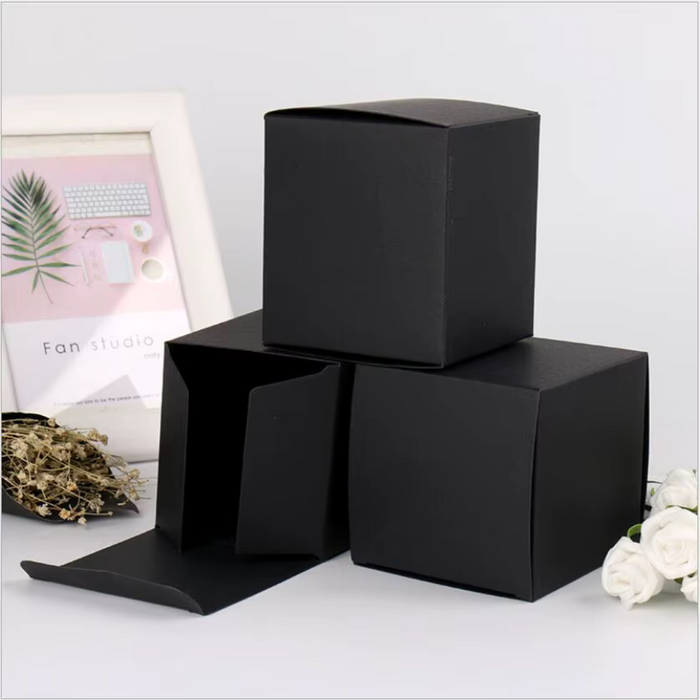 Kraft Black Gift Boxes (20pcs)