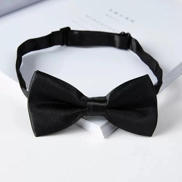 Classic Black Bow Tie for Boys