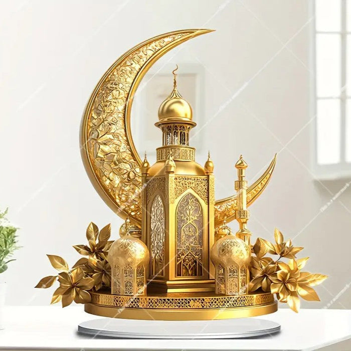 Golden Eid Lantern Acrylic Ornament