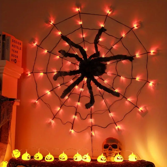 Halloween Black Spider Props