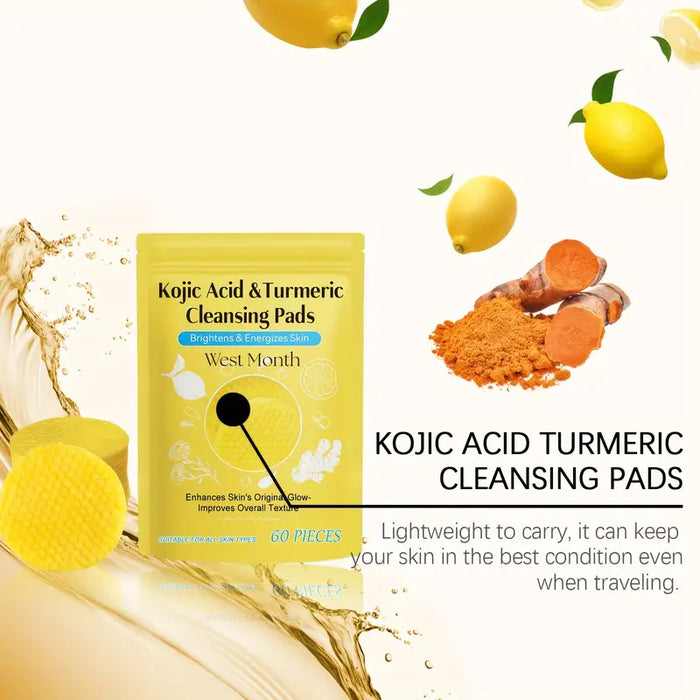 Kojic Acid & Turmeric Cleansing Pads (60pcs)
