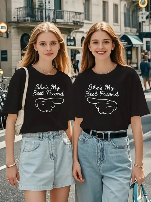 "She’s My Best Friend" Matching T-Shirt Set