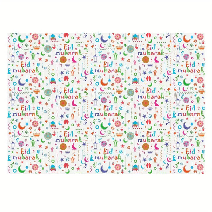 Eid Mubarak Kraft Wrapping Paper 1pc