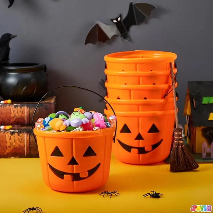 Halloween Trick or Treat Pumpkin Candy Bucket