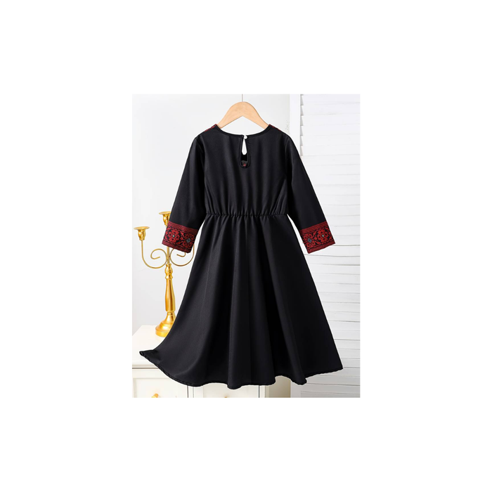 Girls’ Palestinian Retro Ethnic Style Dress  فستان بناتي فلسطيني