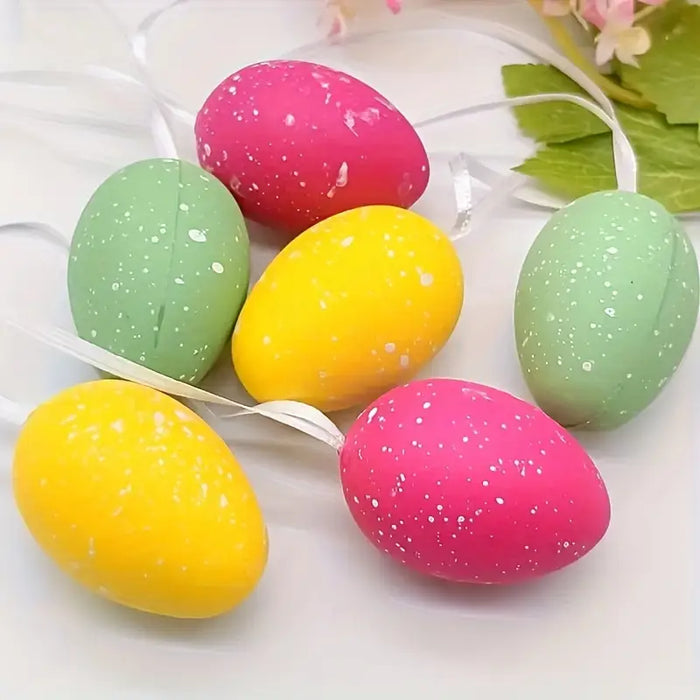 Colorful Speckled Easter Egg 6pcs Set