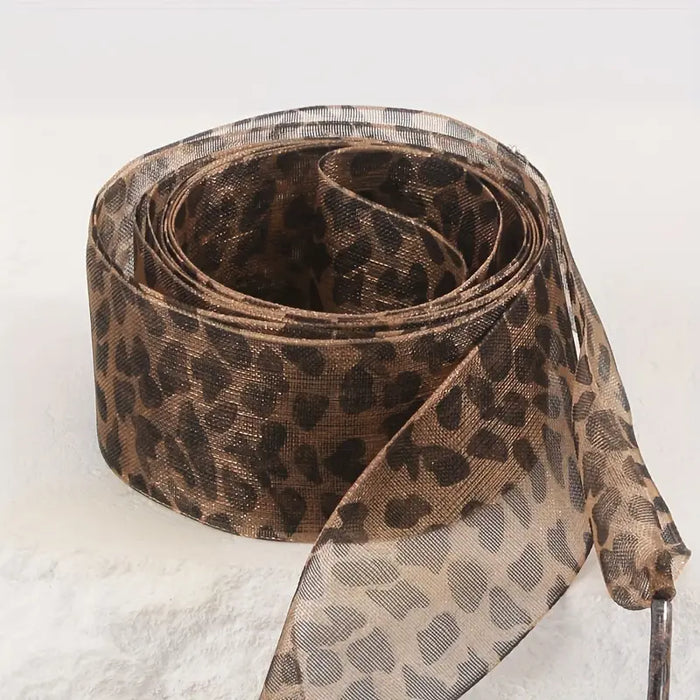 Chic Leopard Print Shoelaces