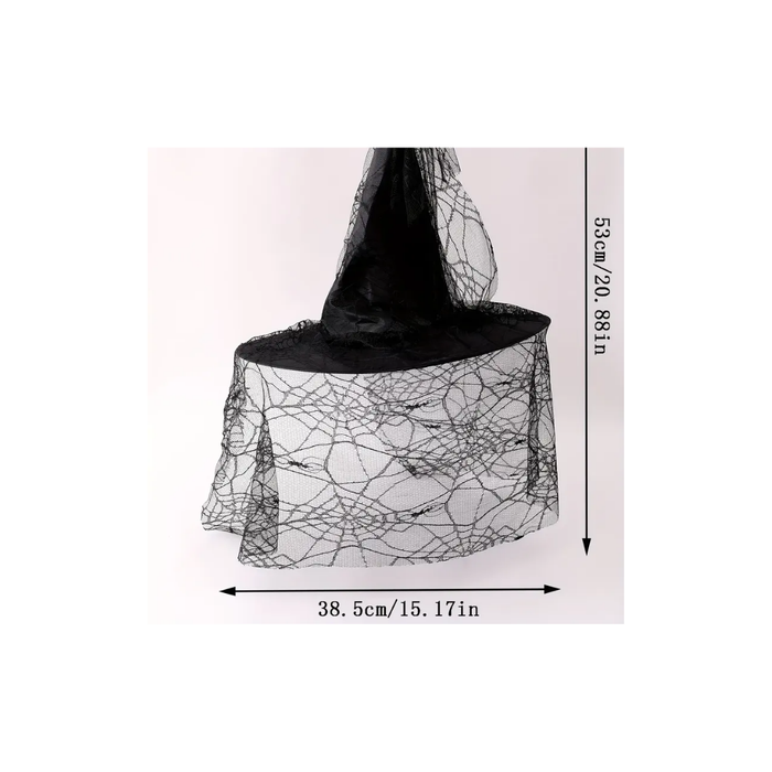 Witch Hat with Spider Web for Halloween