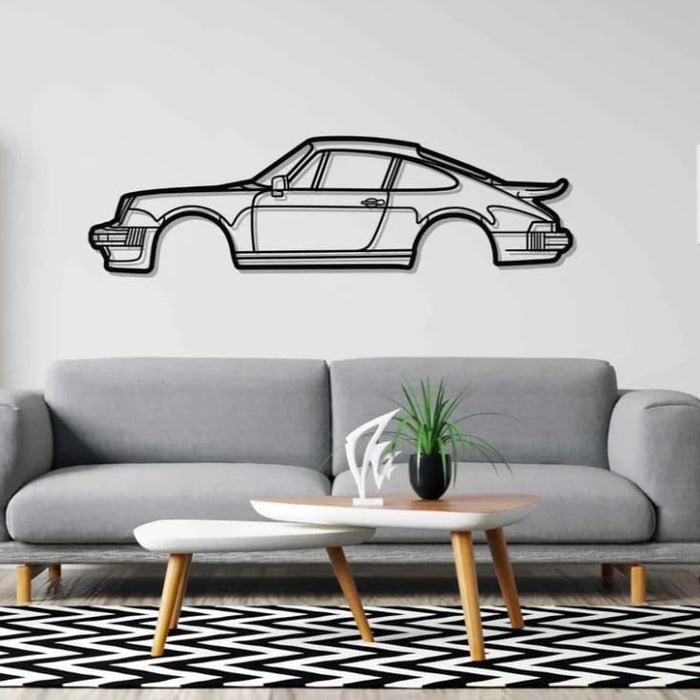 OLD PORSCHE 911 Metal Car Wall Art Decor