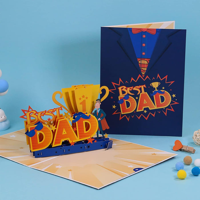 Super Dad 3D Pop-Up Card
