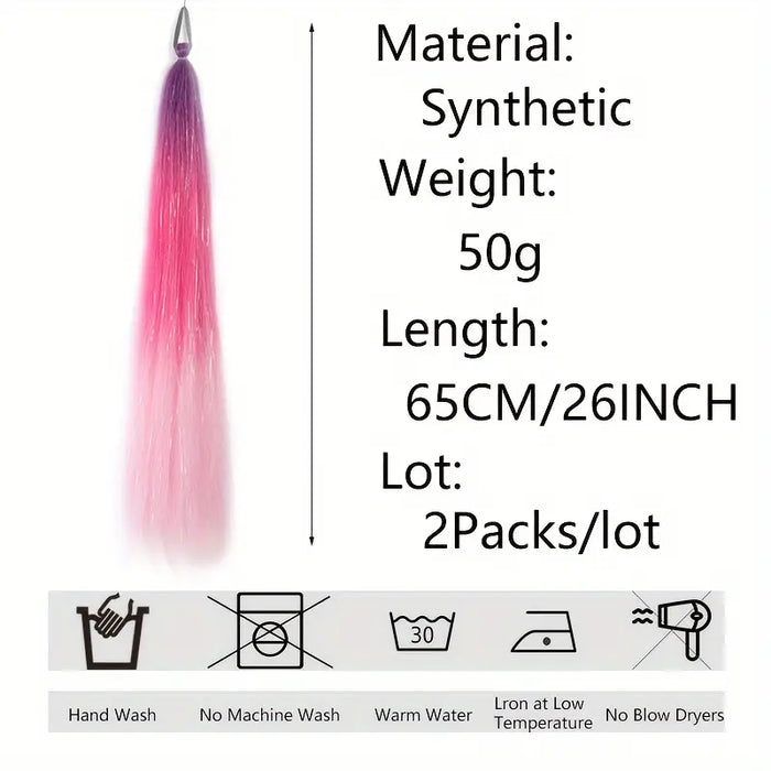 Glam Ombre Braiding Hair Extension 1PC