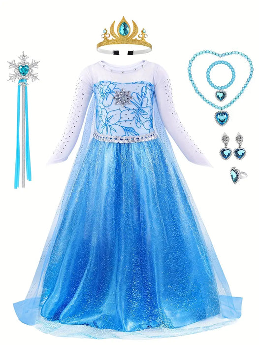 Queen Elsa Royal Costume Set