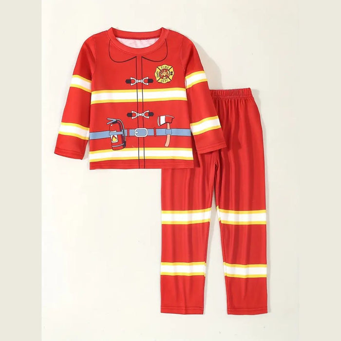 Junior Firefighter Costume Suit for Boys