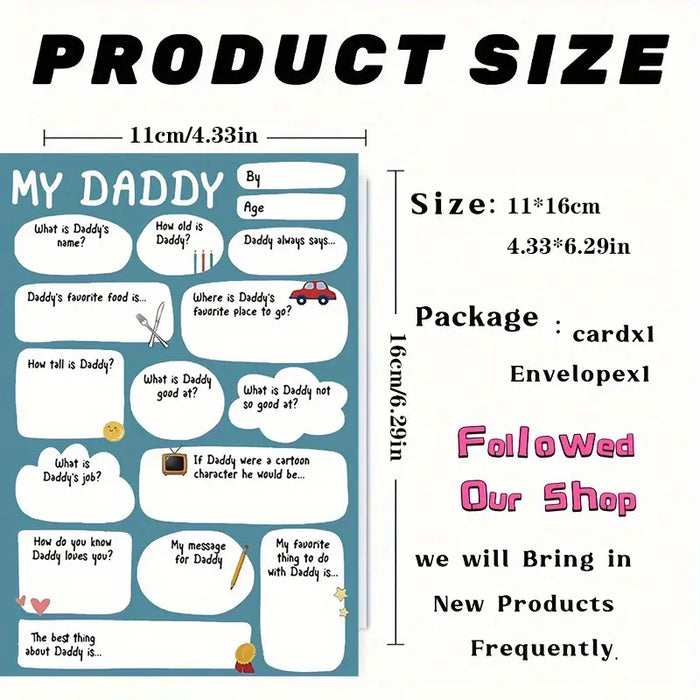 Fill-in-the-Blank Greeting Card for Dad