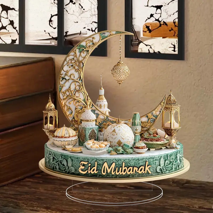 Eid Mubarak Celestial Acrylic Ornament