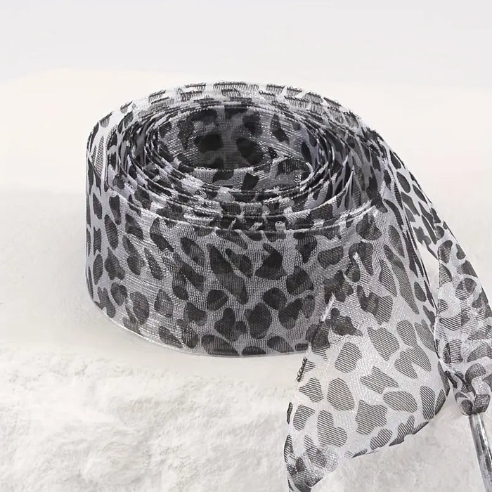 Chic Leopard Print Shoelaces