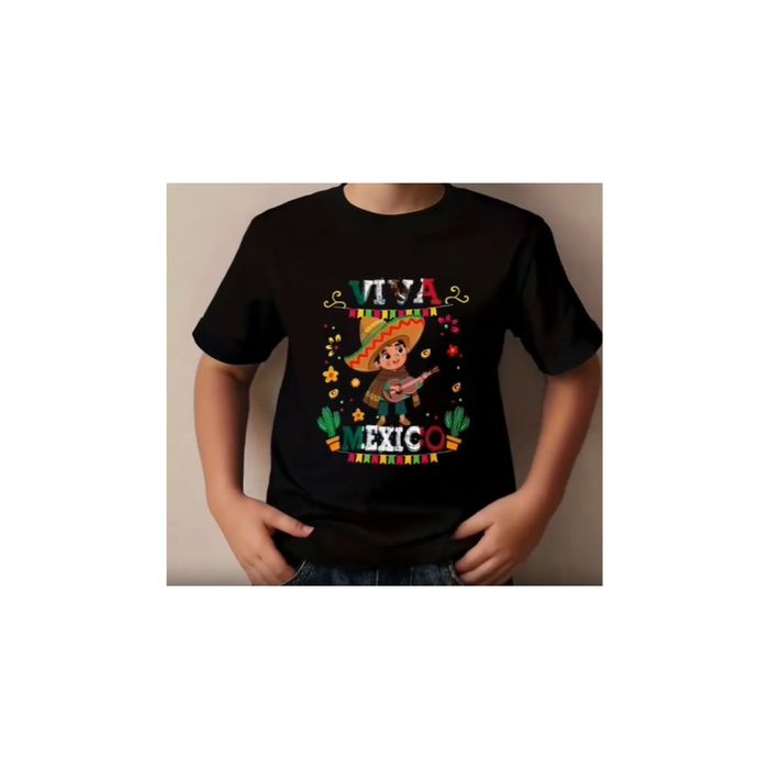 Viva Mexico Graphic T-Shirt تيشيرت برسومات مكسيكية