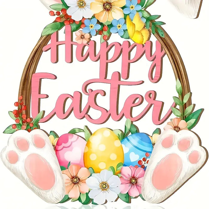 Happy Easter Bunny Hanging Ornament