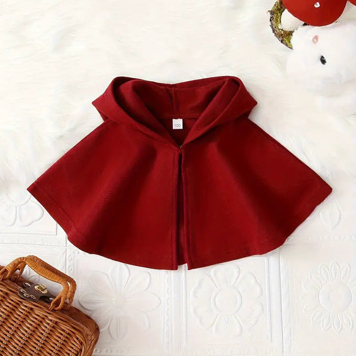 Scarlet Autumn & Winter Cloak for Girls