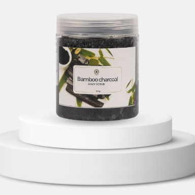 Organic Bamboo Charcoal Body Scrub