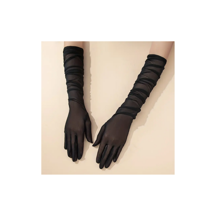 Pair of Kids’ Mesh Long Gloves