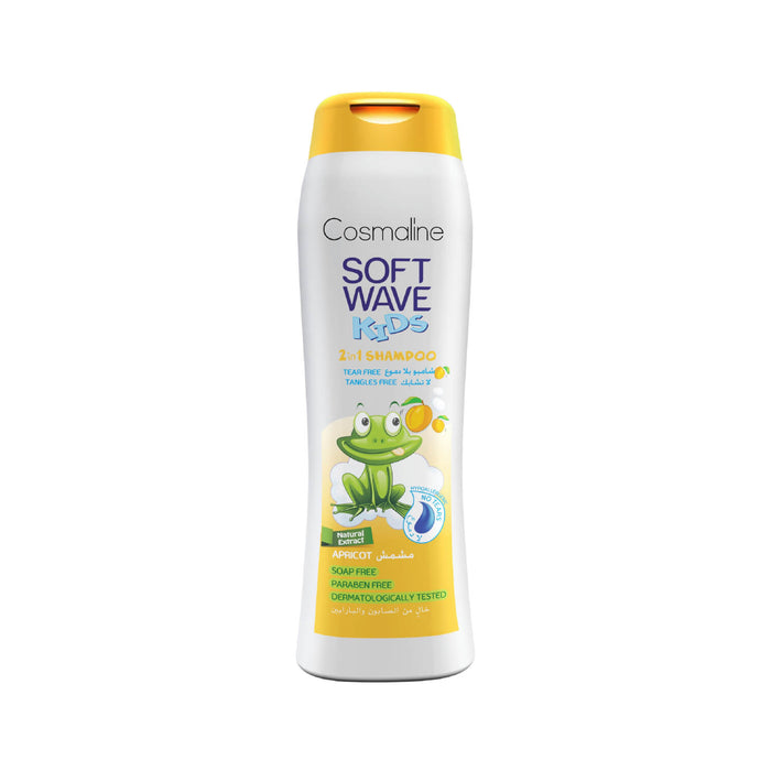 Cosmaline Soft Wave Apricot 2in1 Kids Shampoo 400ML