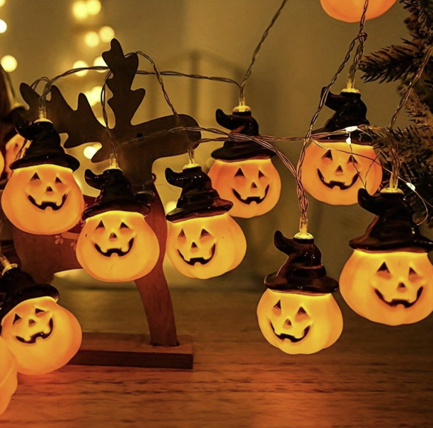 Halloween Pumpkin Fairy LED Lights