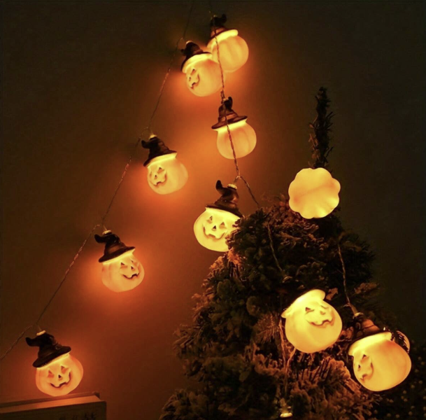 Halloween Pumpkin Fairy LED Lights