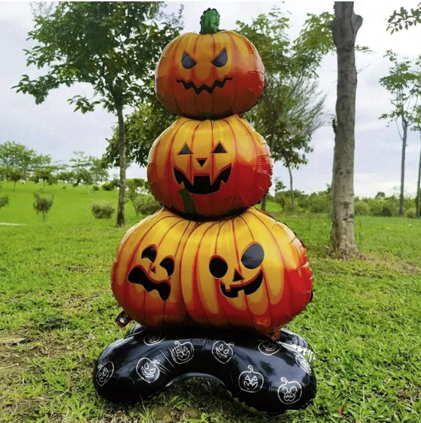 Halloween Pumpkin Scarecrow Balloon