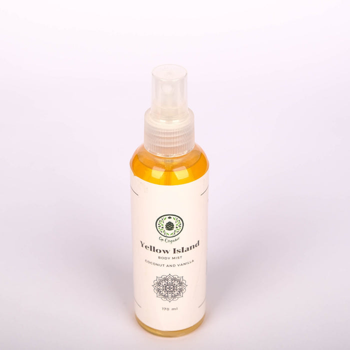 Organic Yellow Island Coconut and Vanilla Body Mist