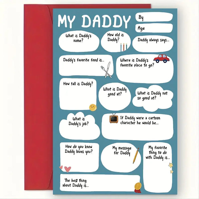 Fill-in-the-Blank Greeting Card for Dad