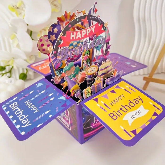 Paper Sculpture 3D Pop-Up Card