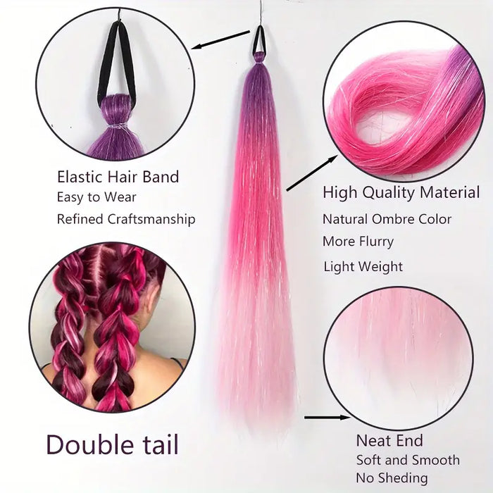 Glam Ombre Braiding Hair Extension 1PC