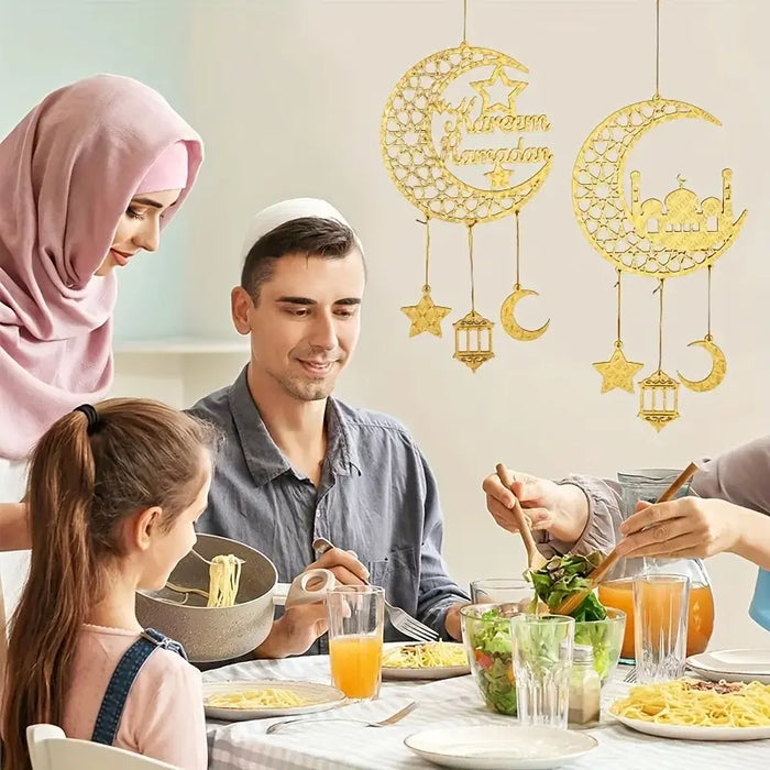 Ramadan Kareem Wooden Door Hanger
