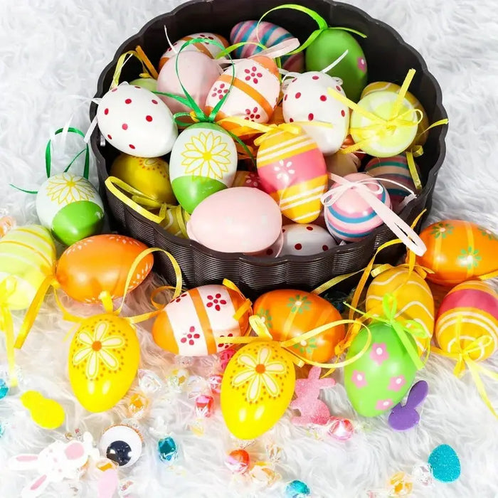 Easter Charm Hanging Egg 12pcs Set