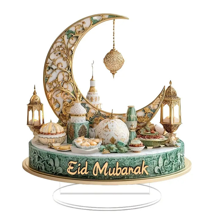 Eid Mubarak Celestial Acrylic Ornament